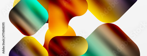 Metal colorful plates background. Vector Illustration For Wallpaper, Banner, Background, Card, Book Illustration, landing page