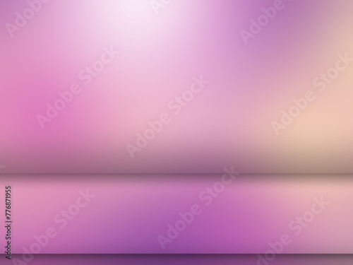 gradient studio background Pink, purple, yellow tones for product showcase.