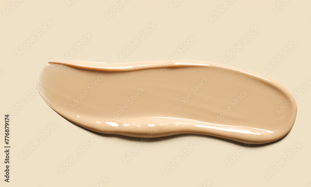 The texture of cosmetic cream sample The texture of cosmetic cream sample