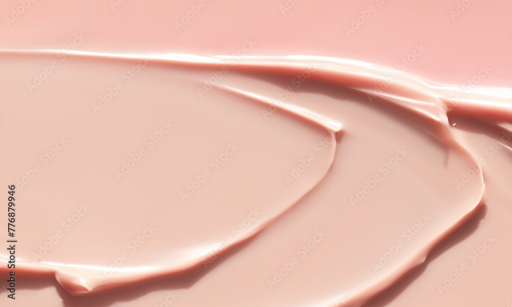 Naklejka premium The texture of cosmetic cream sample