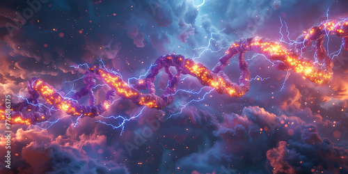 In a lab made of clouds scientists harness lightning to splice genes © Supapich