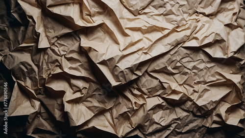 Crumpled paper texture