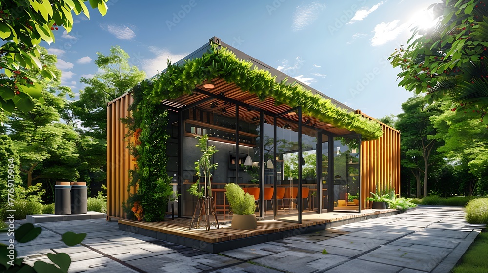 Recycled Container Revamp: Contemporary Designs for Eco-Friendly Restaurants, Offices, and Homes