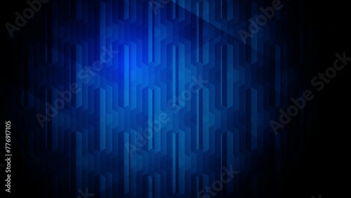 Abstract creative motion geometric shape on gradient blue background. Video animation Ultra HD 4k footage.