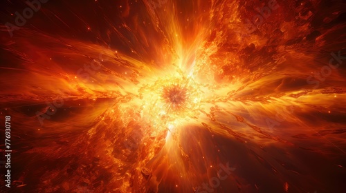 flare exploding sun