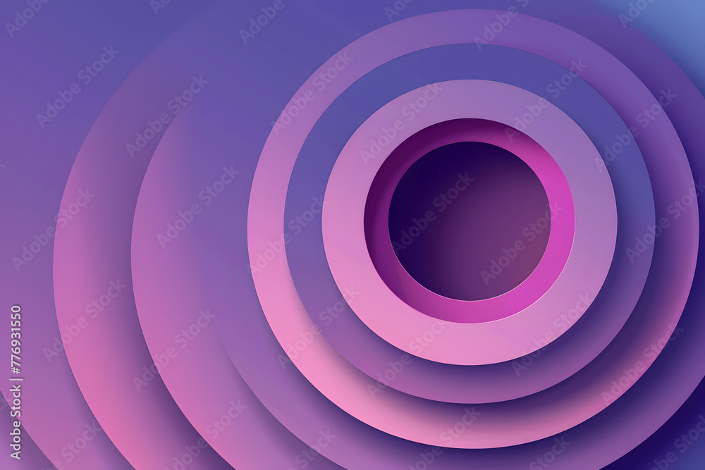 abstract background in the form of gradient circles on a dark background. Geometric design in purple tones abstract background in the form of gradient circles on a dark background. Geometric design in purple tones
