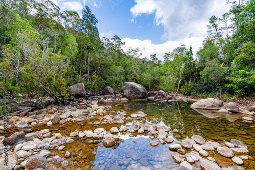 landscape, travel, river, outdoor, water, queensland, australia, tree, nature, natural, green, stream, creek, beautiful, scenic, forest, wild, environment, clean, quiet, tourism, national park