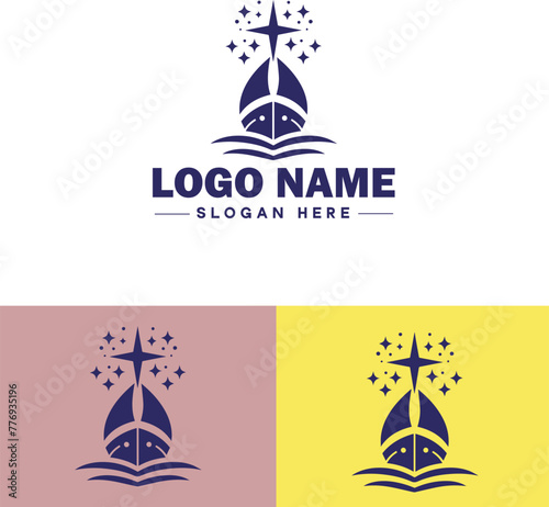 ship sea shipping cargo cruise ocean ship boat logo icon vector for business app silhouette logo template