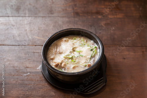 Sundae and Rice Soup, Korean food