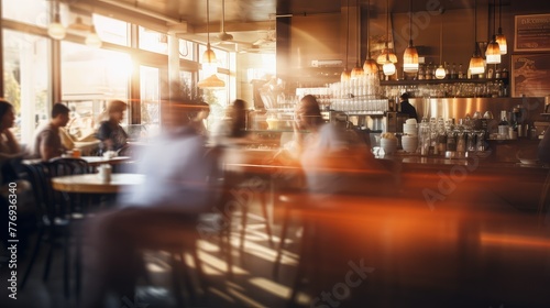 motion blurred blurred interior © vectorwin