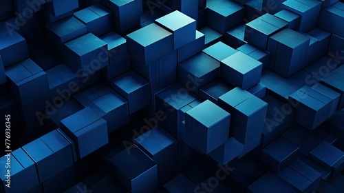 three geometric blue texture © vectorwin