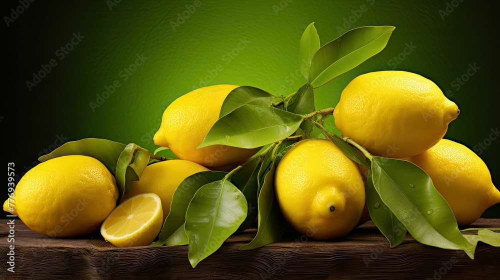 juicy citron lemon yellow