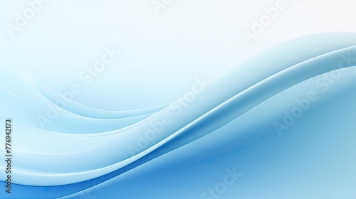 azure blue wave gradient background