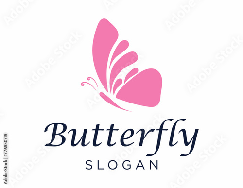 Logo design about Butterfly on a white background. made using the CorelDraw application.