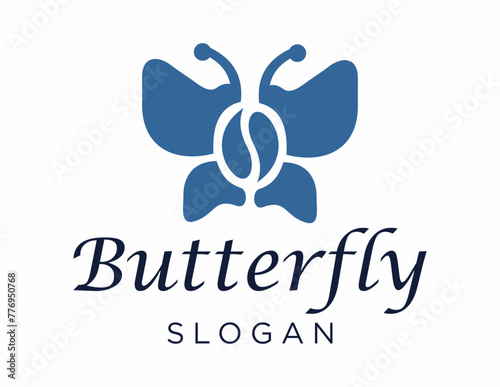 Logo design about Butterfly on a white background. made using the CorelDraw application.