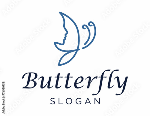 Logo design about Butterfly on a white background. made using the CorelDraw application.