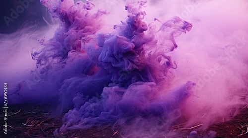 rising purple smoke transparent