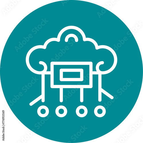 Cloud Computing Icon