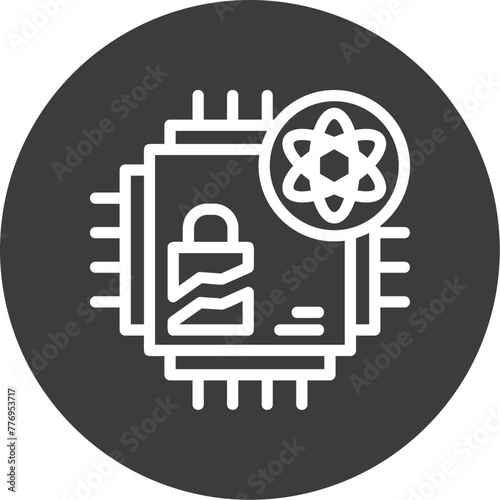 Quantum Cryptography Icon