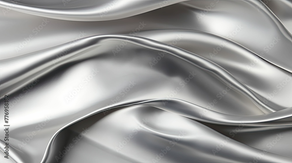 reflective silver metal background