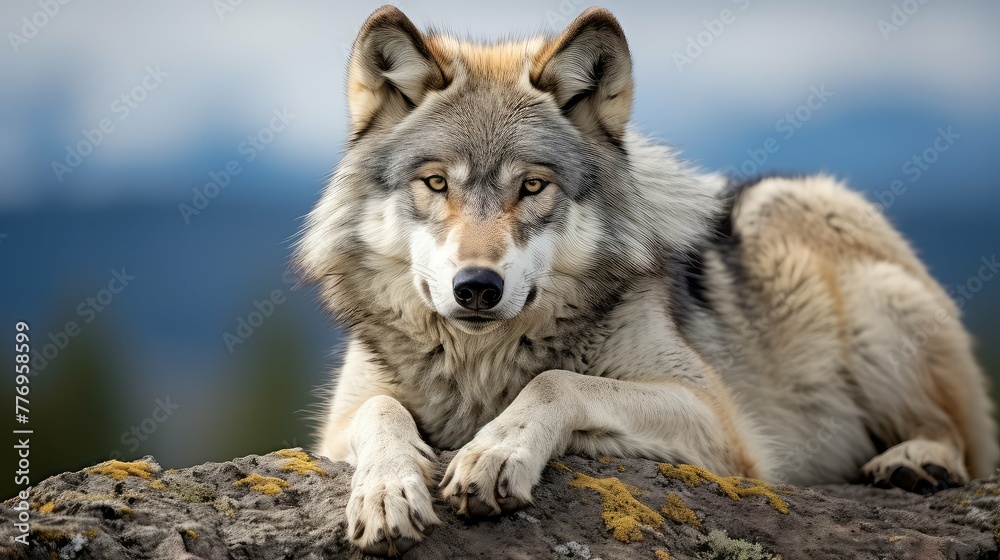 wisdom grey wolf yellowstone