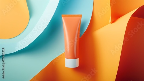 beauty hydrating moisturiser sun protect, in the style of fujifilm provia photo