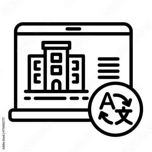 This site supports multiple languages. The hotel will appear on your laptop.
