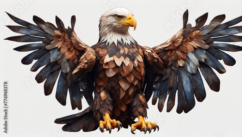 eagle bird on transparent background