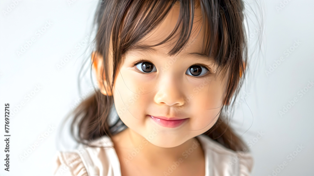 Portrait of a Smiling Young Girl with Sparkling Eyes. Bright, Clear, Soft Focus. Perfect for Family Content. Pure Innocence Captured. AI Portrait of a Smiling Young Girl with Sparkling Eyes. Bright, Clear, Soft Focus. Perfect for Family Content. Pure Innocence Captured. AI