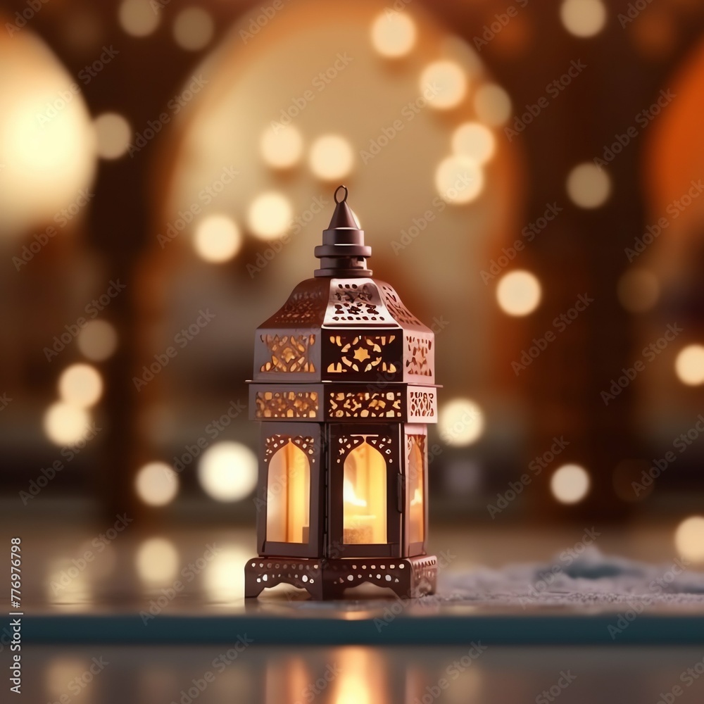 Eid mubarak and ramadan kareem greetings with islamic lantern and mosque. Eid al fitr background Eid mubarak and ramadan kareem greetings with islamic lantern and mosque. Eid al fitr background