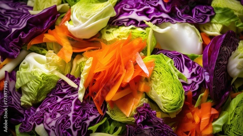 leafy cole cabbage vegetable photo