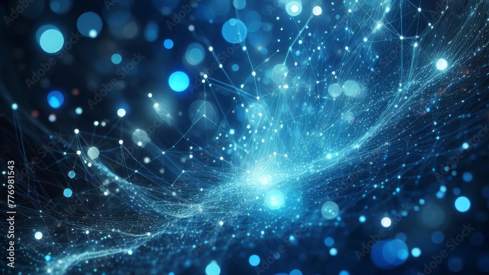 blue glow particle abstract blue glow particle abstract