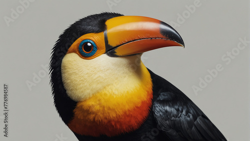 toucan bird on transparent background