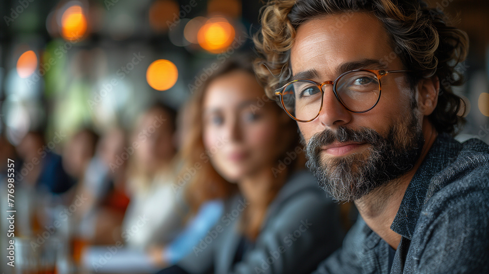 Beautiful and Handsome Focused group of entrepreneurs during a brainstorming session, high energy. Beautiful and Handsome Focused group of entrepreneurs during a brainstorming session, high energy.