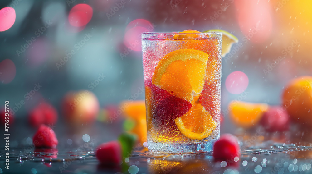 Pictures of refreshing drinks On the glass and brightly colored, delicious, fruit cocktails or smoothies look refreshing. Pictures of refreshing drinks On the glass and brightly colored, delicious, fruit cocktails or smoothies look refreshing.