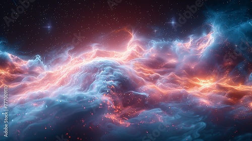 Infinite Universe: Digital Art Credit Card Mockup