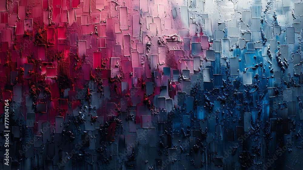 Pixelated Patriotism: Modern Camouflage Abstract