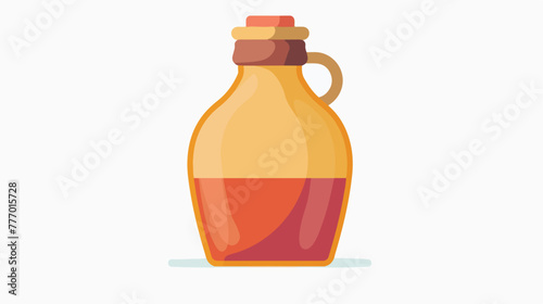 Kitchen liter jar icon flat vector isolated on white background