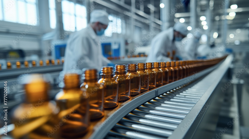 Pharmaceutical machine working, pharmaceutical glass bottles production line Pharmaceutical machine working, pharmaceutical glass bottles production line