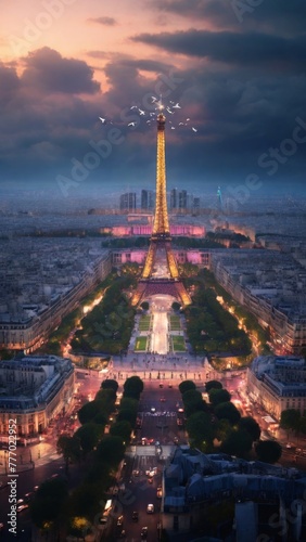 Eiffel tower, Paris. France. 