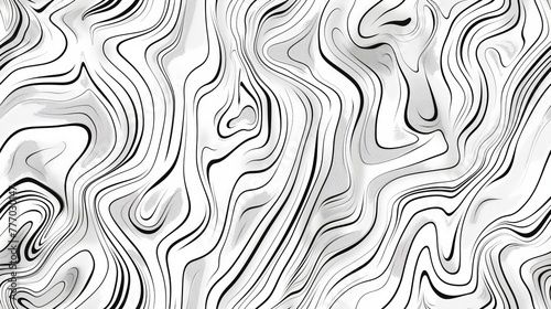 Marble pattern  Seamless pattern  line art background