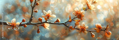 Blossoming Hope A Springtime Reflection Generative AI