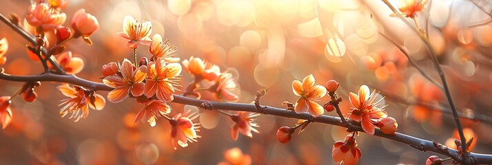 Blossoming Hope A Vivid Portrayal of Spring's Arrival Generative AI