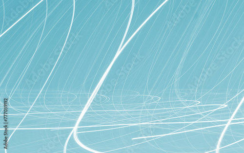 Wallpaper Mural Light Lagoon Blue Abstract 3d geometric background design Torontodigital.ca