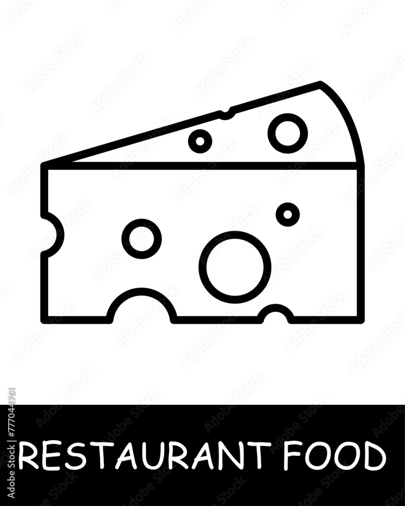 Restaurant dish, cheese with holes icon. Fermented milk product, gourmet craftsmanship, culinary creativity, simplicity, silhouette, snack, gourmet food. Delicious, unusual food concept. Restaurant dish, cheese with holes icon. Fermented milk product, gourmet craftsmanship, culinary creativity, simplicity, silhouette, snack, gourmet food. Delicious, unusual food concept.
