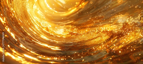 The Golden Wave A Concept of Liquid and Light Generative AI