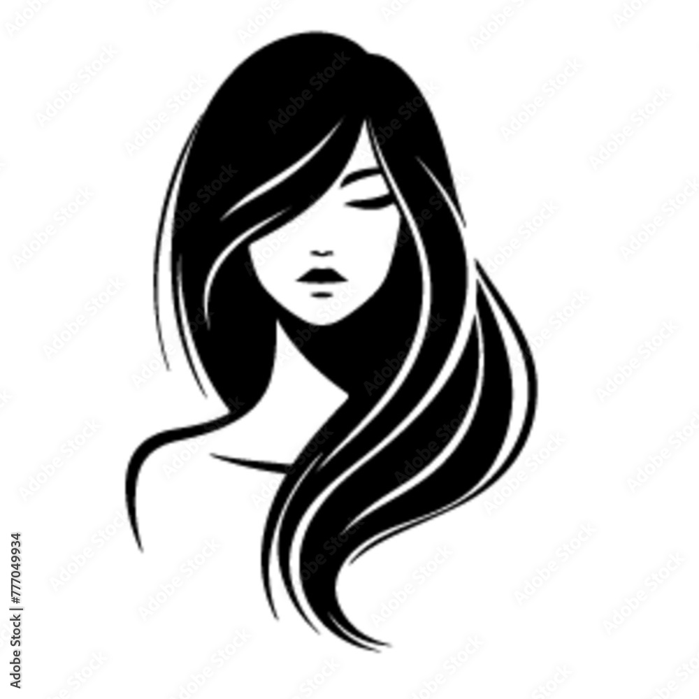 minimalist Fashion woman with straight long shiny hair. Beauty and hair care vector black color silhouette, Black color silhouette png white background new-52 minimalist Fashion woman with straight long shiny hair. Beauty and hair care vector black color silhouette, Black color silhouette png white background new-52
