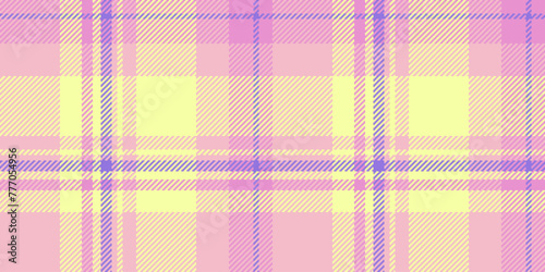Square check background plaid, rich texture pattern seamless. Aesthetic tartan fabric vector textile in light and lime colors.