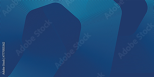 Modern abstract blue background with glowing geometric lines.