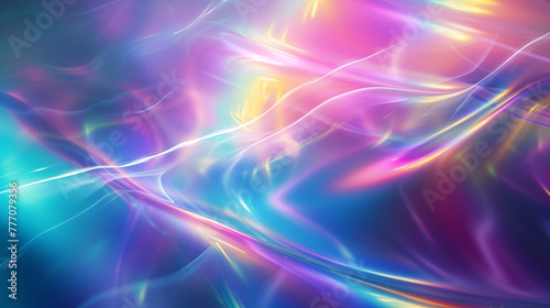Trendy Iridiscent holographic texture abstract background